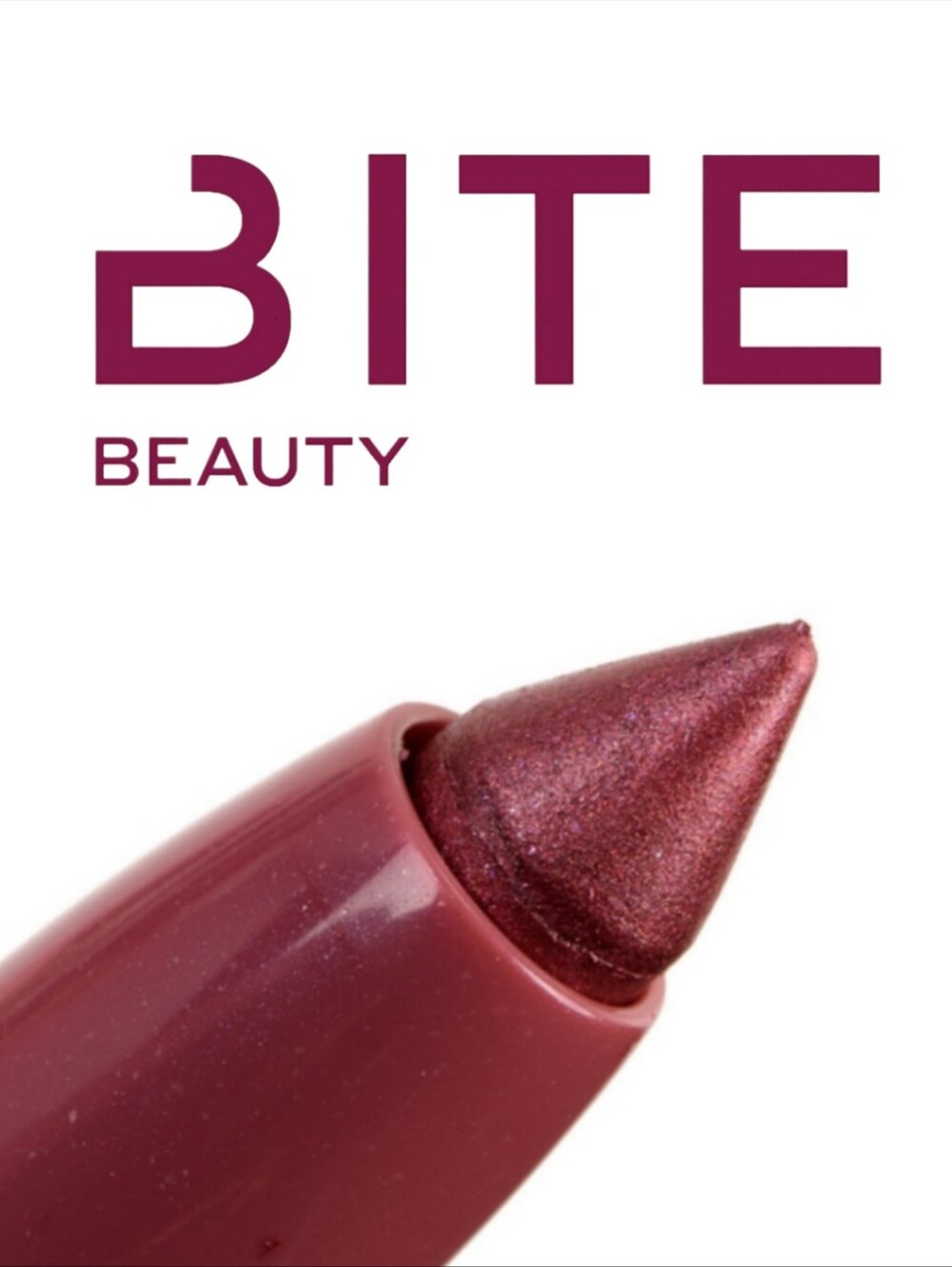 Mauve Marzipan Crystal Crème Shimmer Lip Crayon by Bite Beauty A2